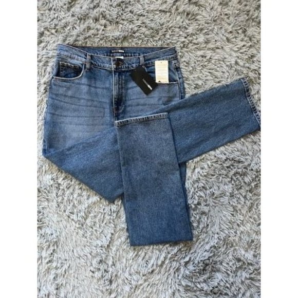 Fashion Nova Lycra Plus Size 15 Ripped Blue Jeans - Picture 4 of 6